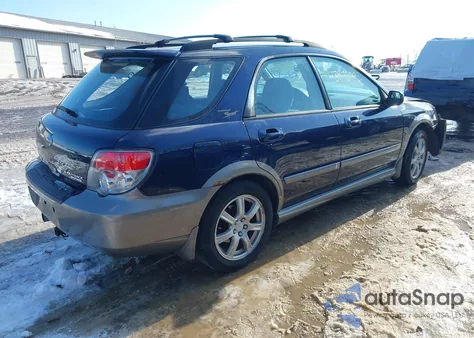 2006 Subaru Impreza Outback Sport z USA, uszkodzony, nr VIN JF1GG68636H805058